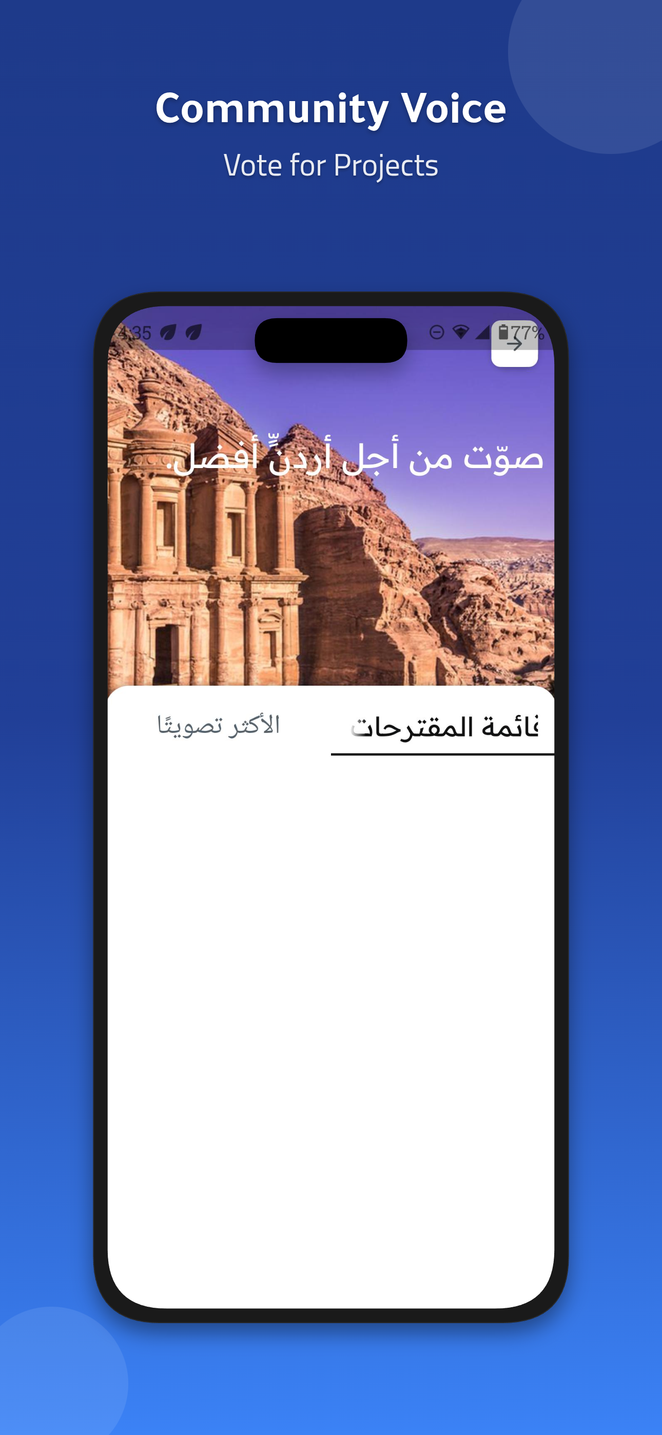 Community Voice - Vote for Projects