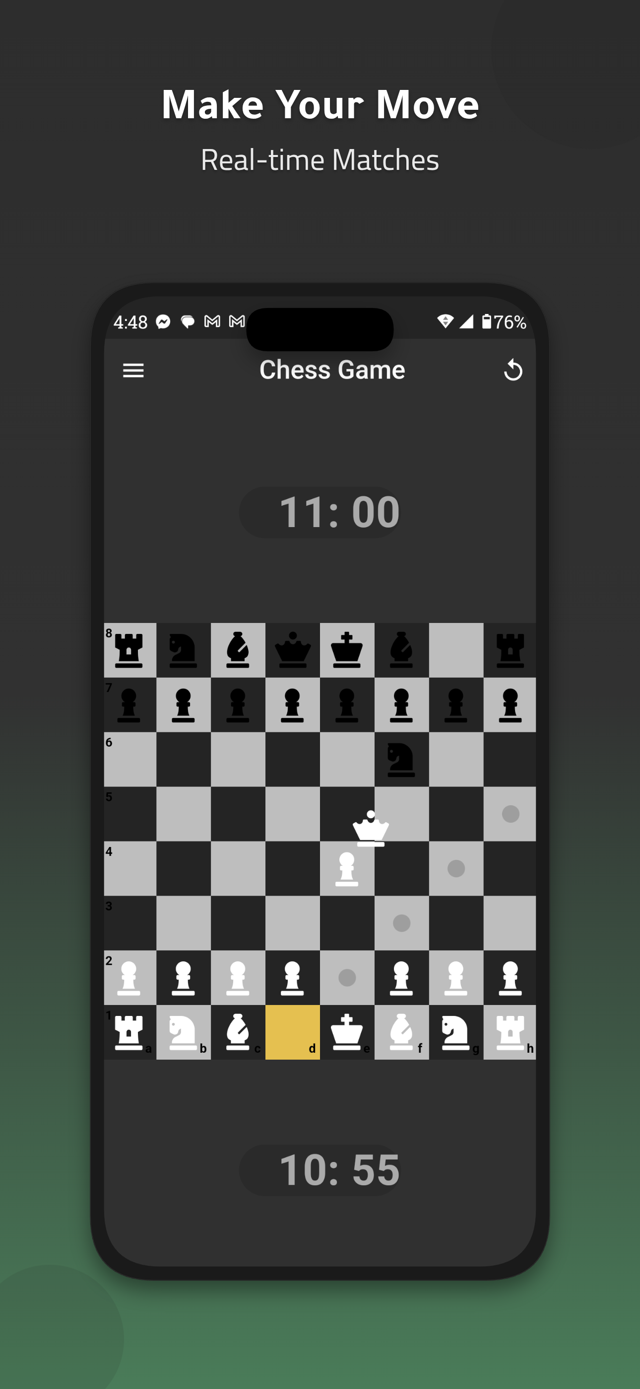 Make Your Move - Real-time Matches